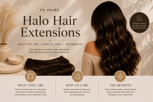 Halo Hair Extensions: The Effortless Luxury Ritual for Long, Voluminous Hair