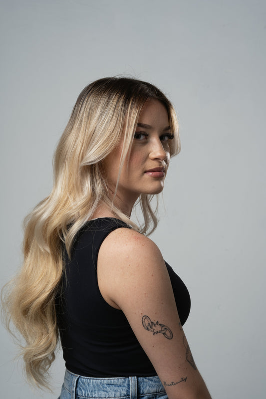 Blonde Balayage Halo